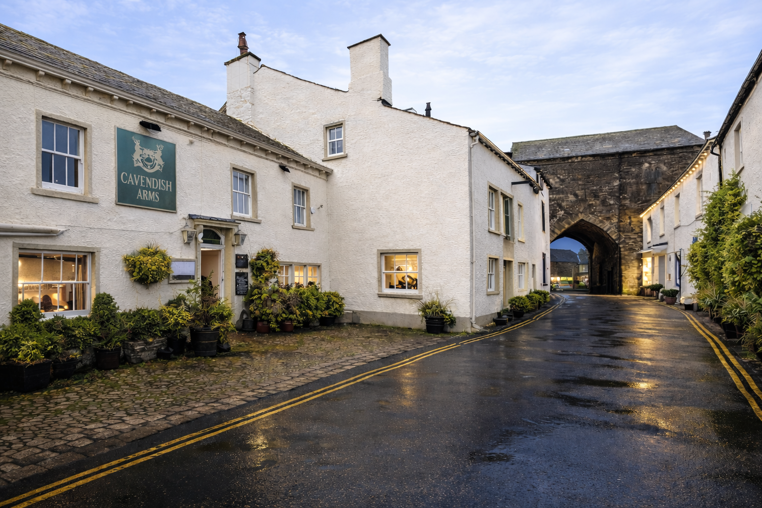 The Cavendish Arms historic exterior during the day